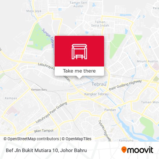 Bef Jln Bukit Mutiara 10 map