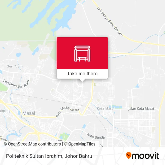 Politeknik Sultan Ibrahim map