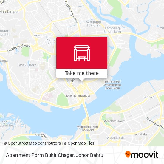 Apartment Pdrm Bukit Chagar map