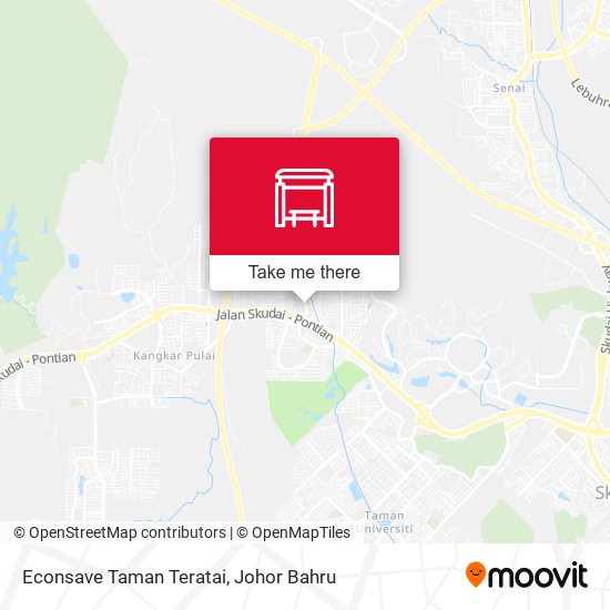 Econsave Taman Teratai map