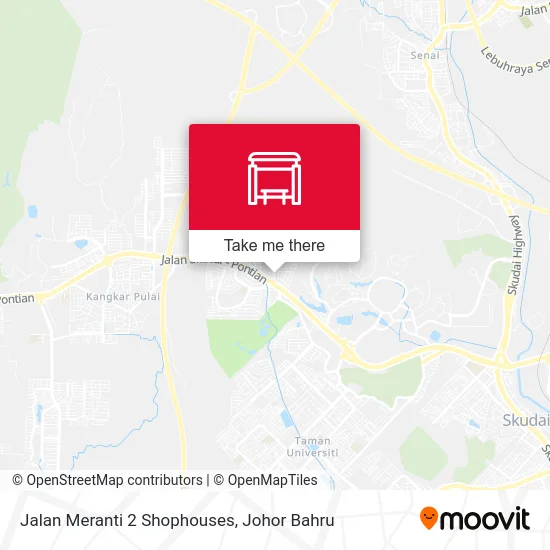 Jalan Meranti 2 Shophouses map