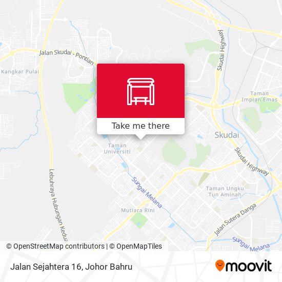 Jalan Sejahtera 16 map