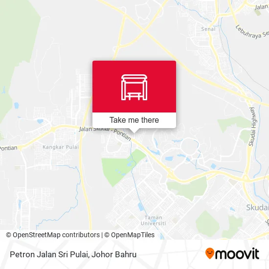 Petron Jalan Sri Pulai map