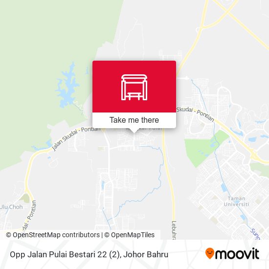 Kampung Melayu Kangkar Pulai map