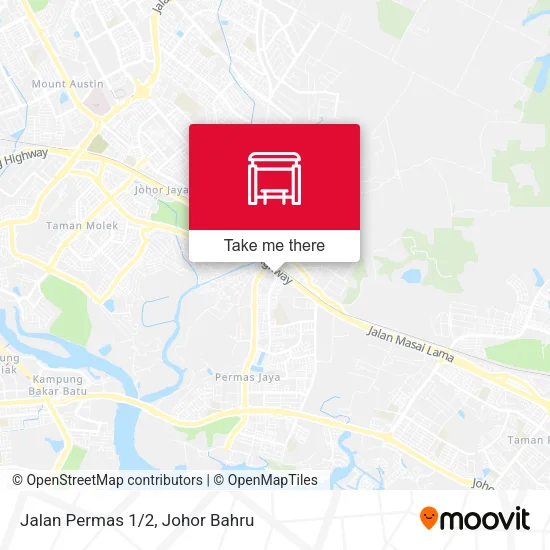Jalan Permas 1/2 map