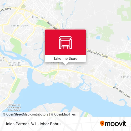 Jalan Permas 8/1 map