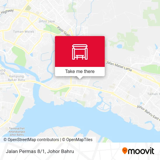 Jalan Permas 8/1 map