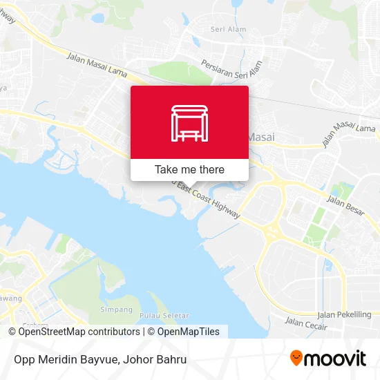 Opp Meridin Bayvue map