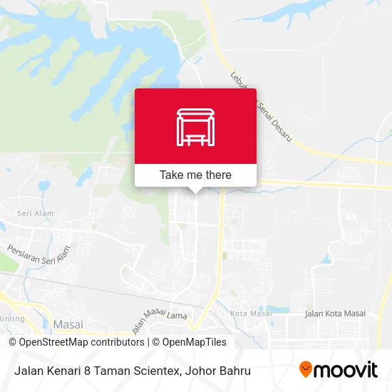 Jalan Kenari 8 Taman Scientex map