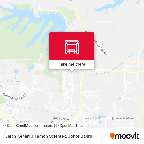 Jalan Kenari 3 Taman Scientex map