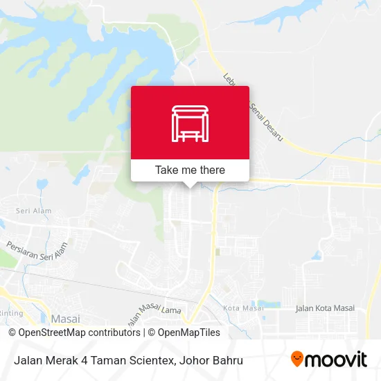 Jalan Merak 4 Taman Scientex map