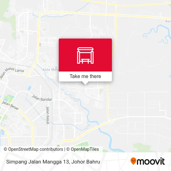 Simpang Jalan Mangga 13 map