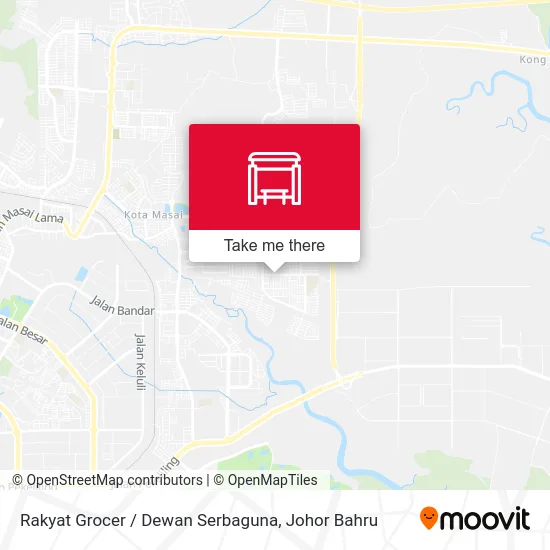 Rakyat Grocer / Dewan Serbaguna map
