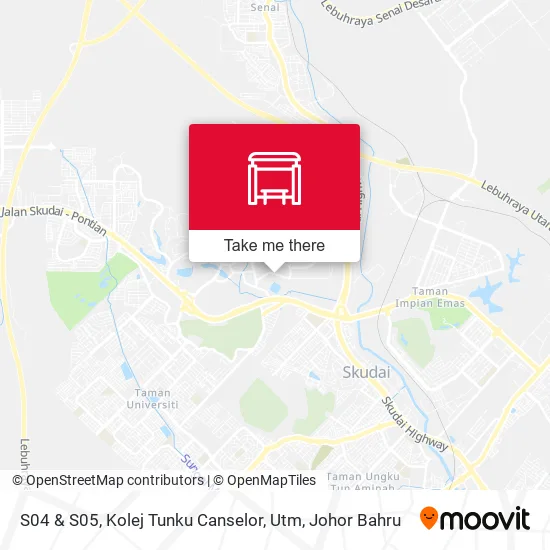 S04 & S05, Kolej Tunku Canselor, Utm map