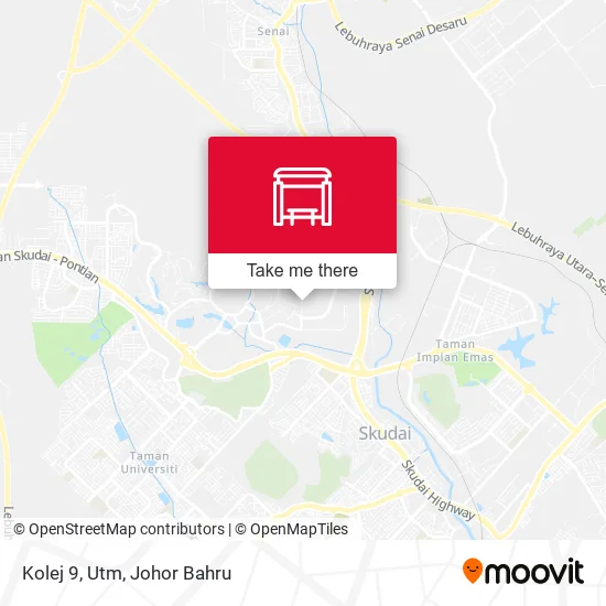 Kolej 9, Utm map