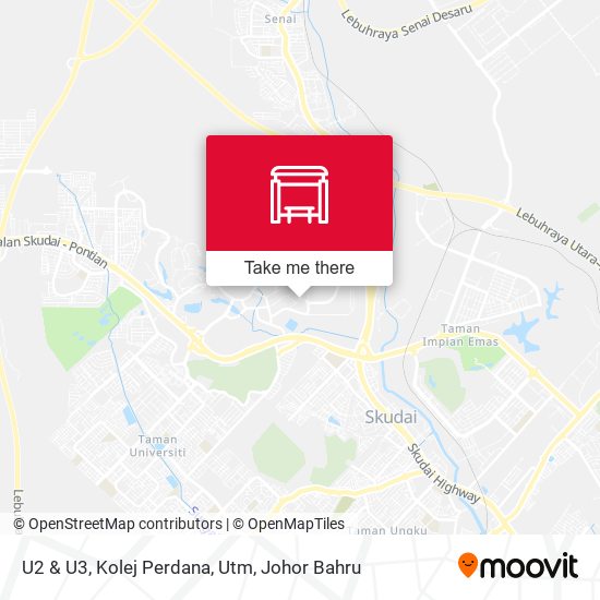 U2 & U3, Kolej Perdana, Utm map