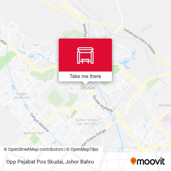 Opp Pejabat Pos Skudai map