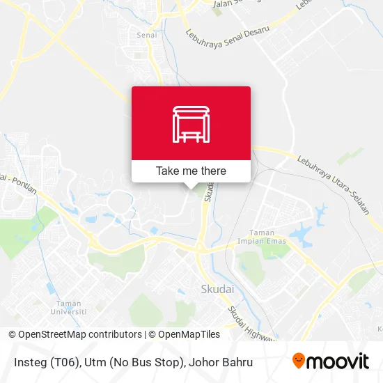 Insteg (T06), Utm (No Bus Stop) map