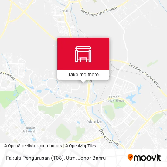Fakulti Pengurusan (T08), Utm map