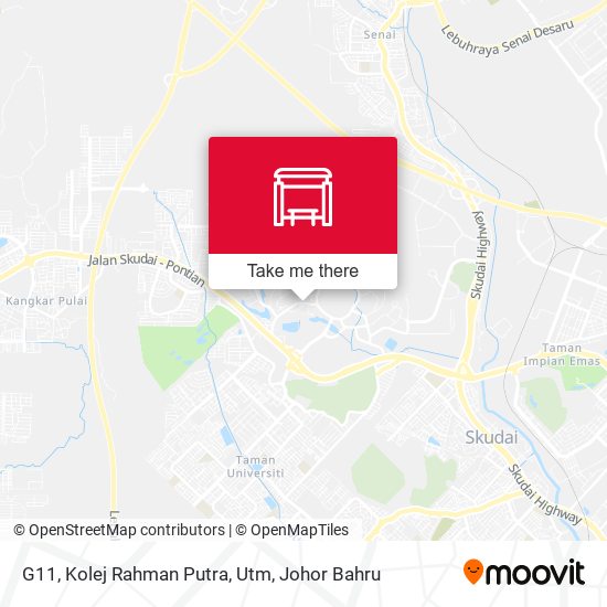 G11, Kolej Rahman Putra, Utm map