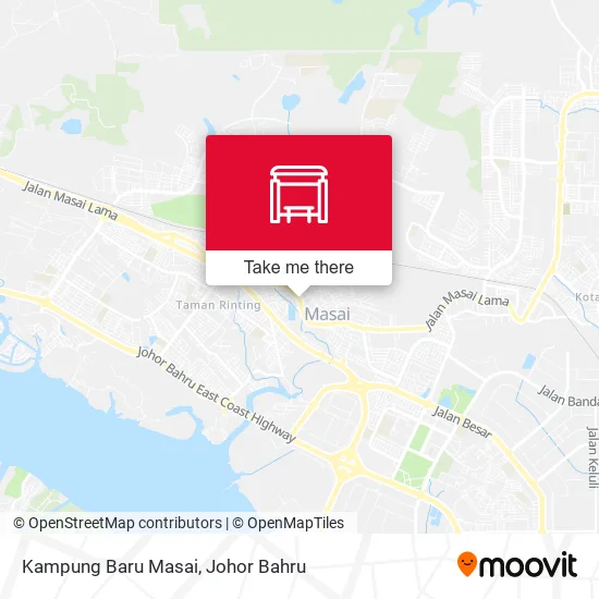 Kampung Baru Masai map