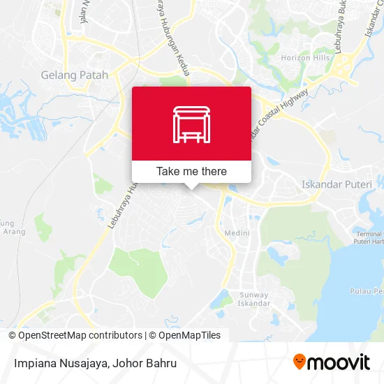 Impiana Nusajaya map