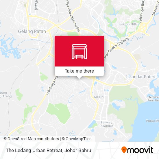 The Ledang Urban Retreat map
