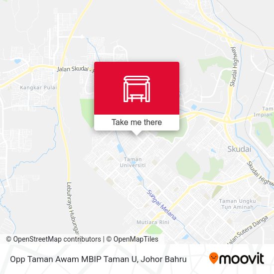 Opp Taman Awam MBIP Taman U map