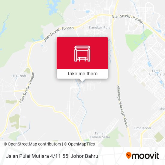 Jalan Pulai Mutiara 4/11 55 map