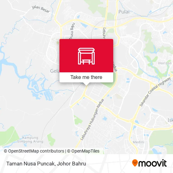 Taman Nusa Puncak map