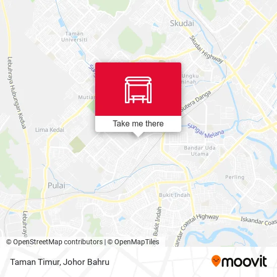 Taman Timur map