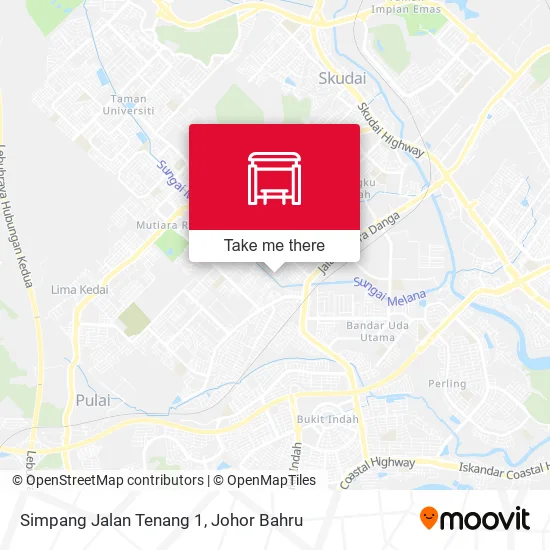 Simpang Jalan Tenang 1 map