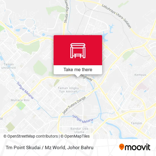 Tm Point Skudai / Mz World map
