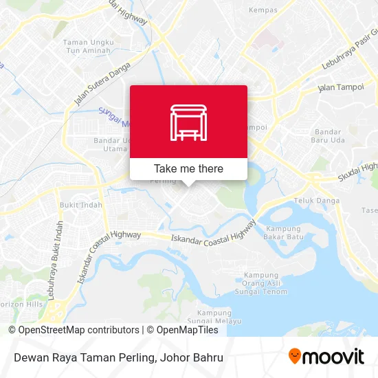 Dewan Raya Taman Perling map