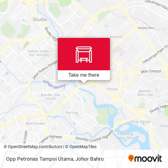 Opp Petronas Tampoi Utama map