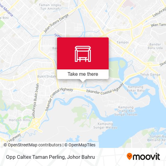 Opp Caltex Taman Perling map