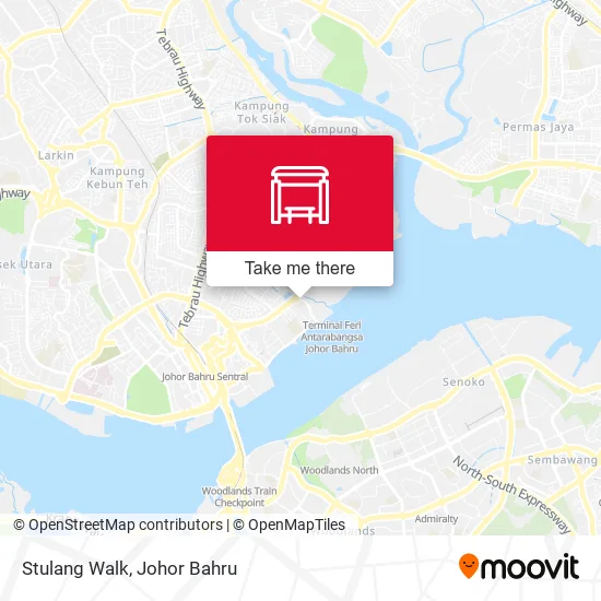 Stulang Walk map