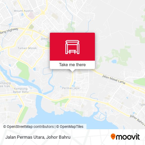 Jalan Permas Utara map