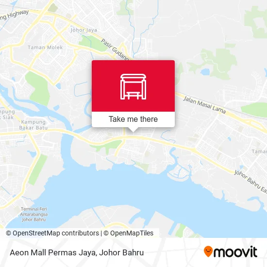 Aeon Mall Permas Jaya map