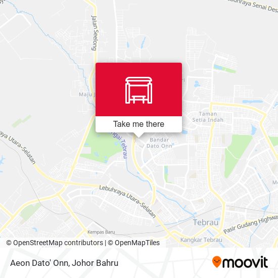 Aeon Dato' Onn map