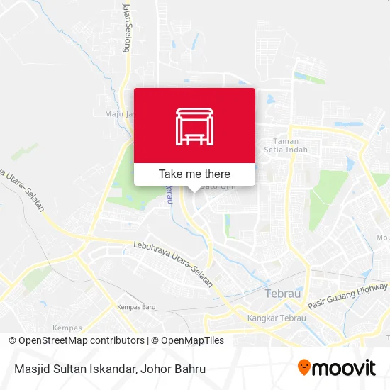 Masjid Sultan Iskandar map