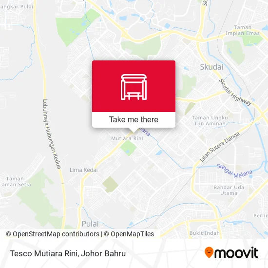 Tesco Mutiara Rini map