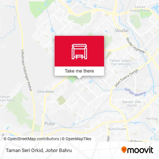 Taman Seri Orkid map