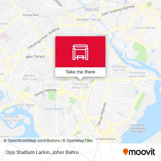Opp Stadium Larkin map