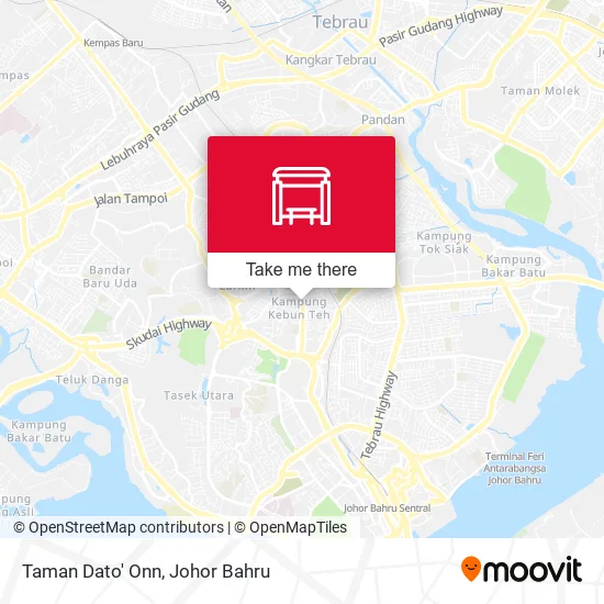 Taman Dato' Onn map