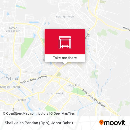 Shell Jalan Pandan (Opp) map