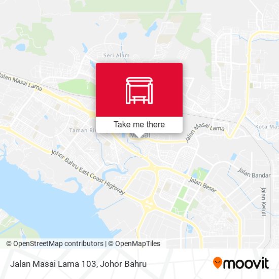 Jalan Masai Lama 103 map