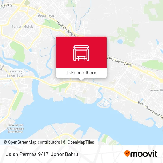 Jalan Permas 9/17 map