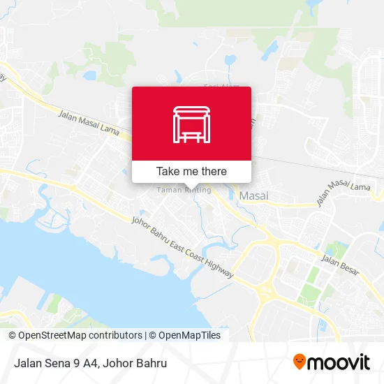 Jalan Sena 9 A4 map
