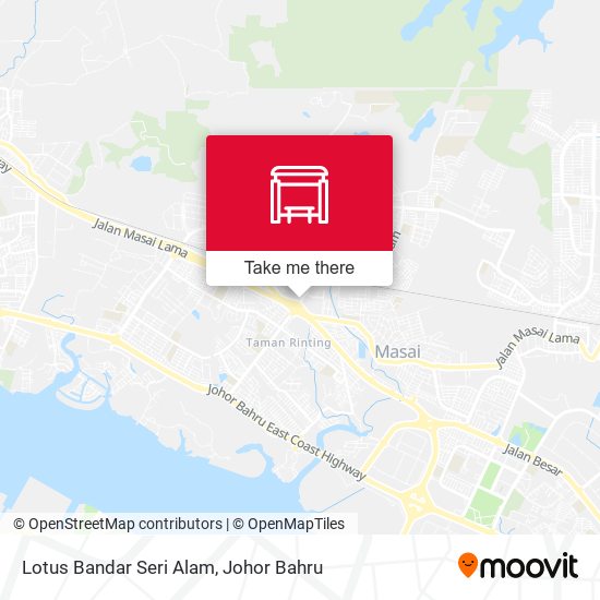 Lotus Bandar Seri Alam map
